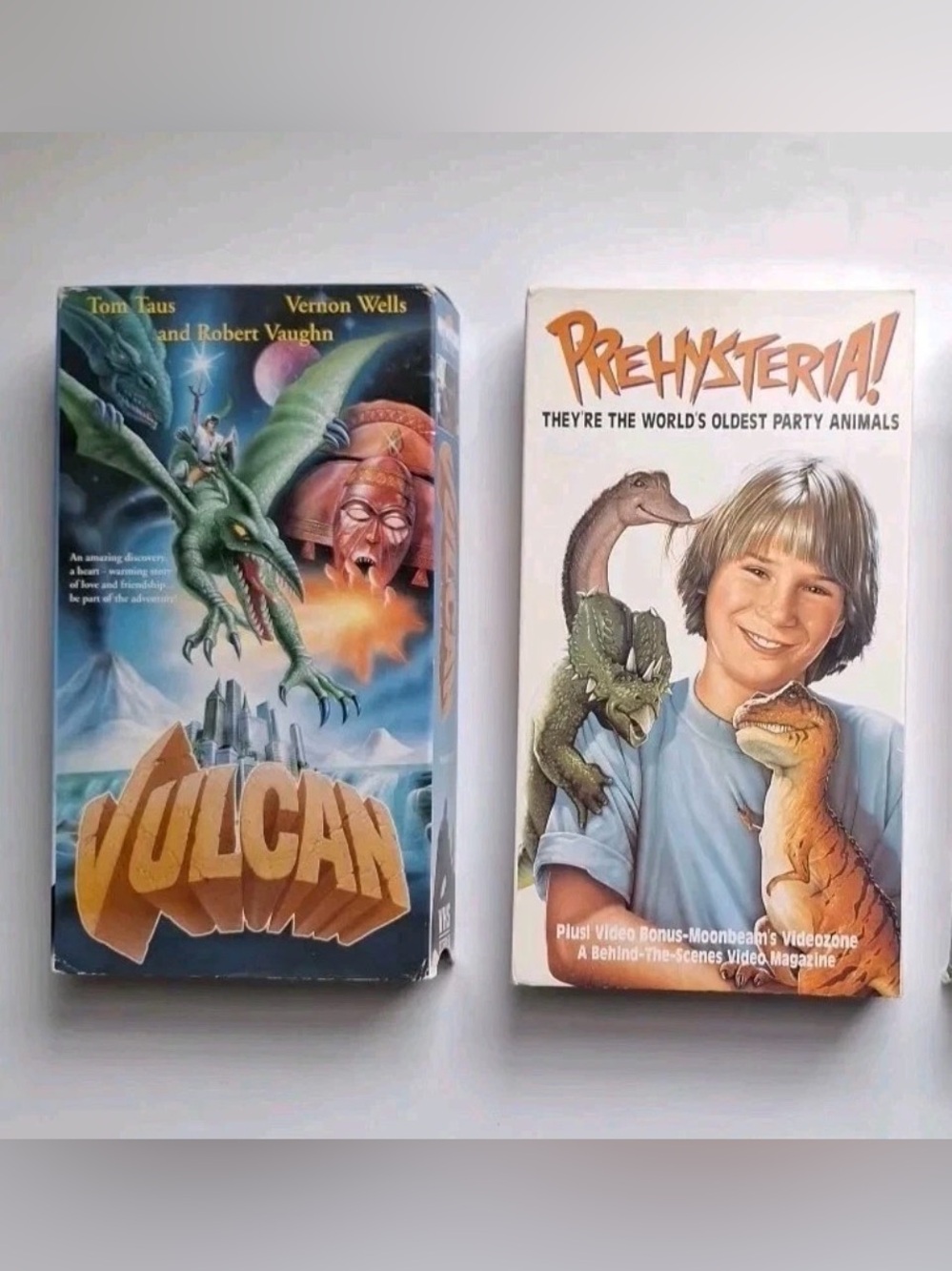 Prehysterica! Kids Reptile Adventure Vulcan VHS - White